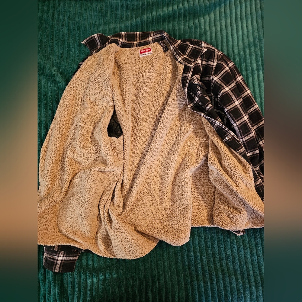 Wrangler Heavy Flannel  Sherpa Lined 3XL